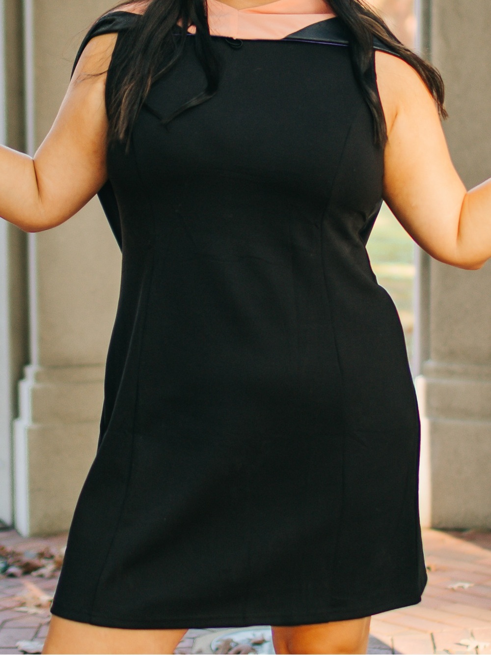 Black Sleeveless Mini Dress
